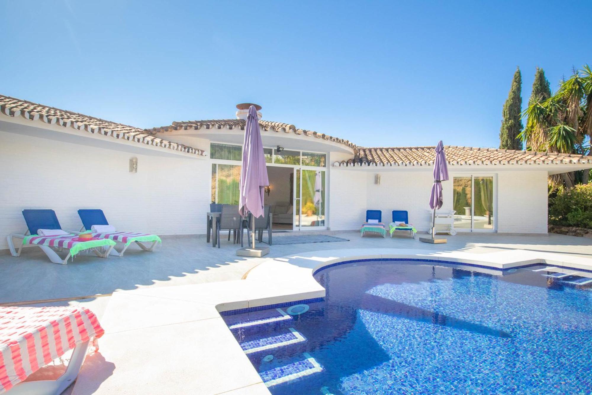 Pool Villa Rancho Domingo Family Friendly - Happy Rentals Бенальмадена Екстер'єр фото