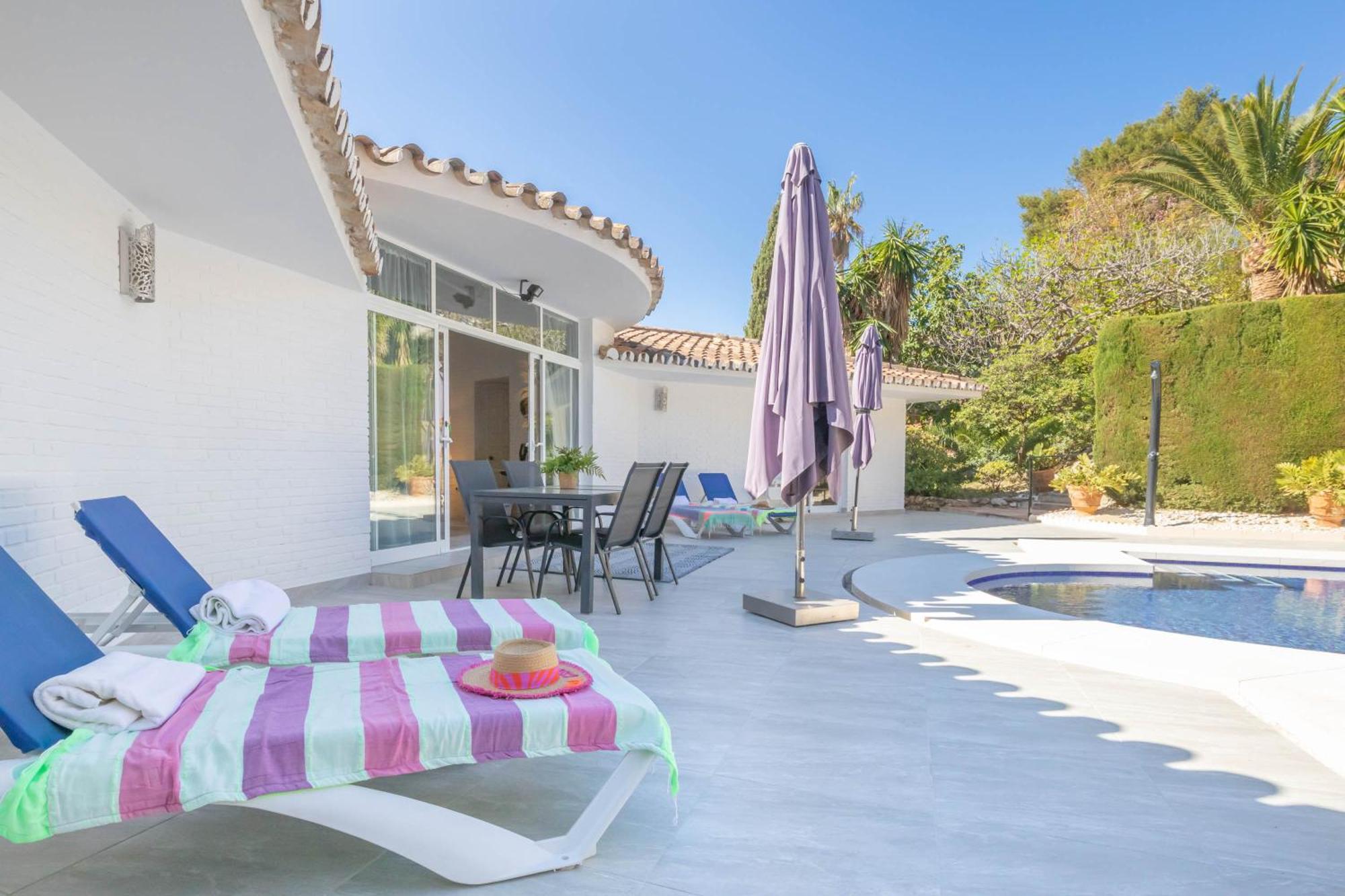 Pool Villa Rancho Domingo Family Friendly - Happy Rentals Бенальмадена Екстер'єр фото