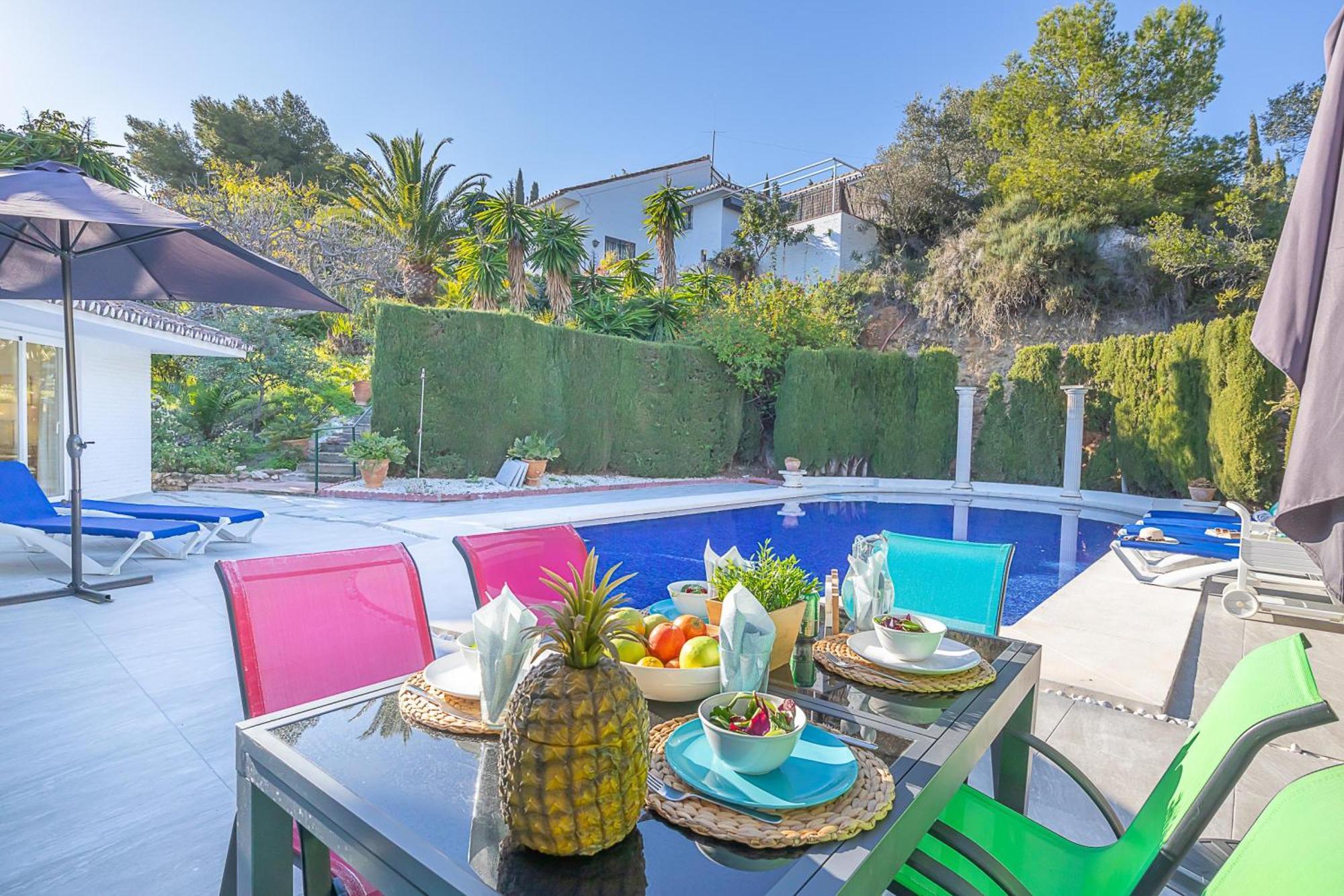 Pool Villa Rancho Domingo Family Friendly - Happy Rentals Бенальмадена Екстер'єр фото