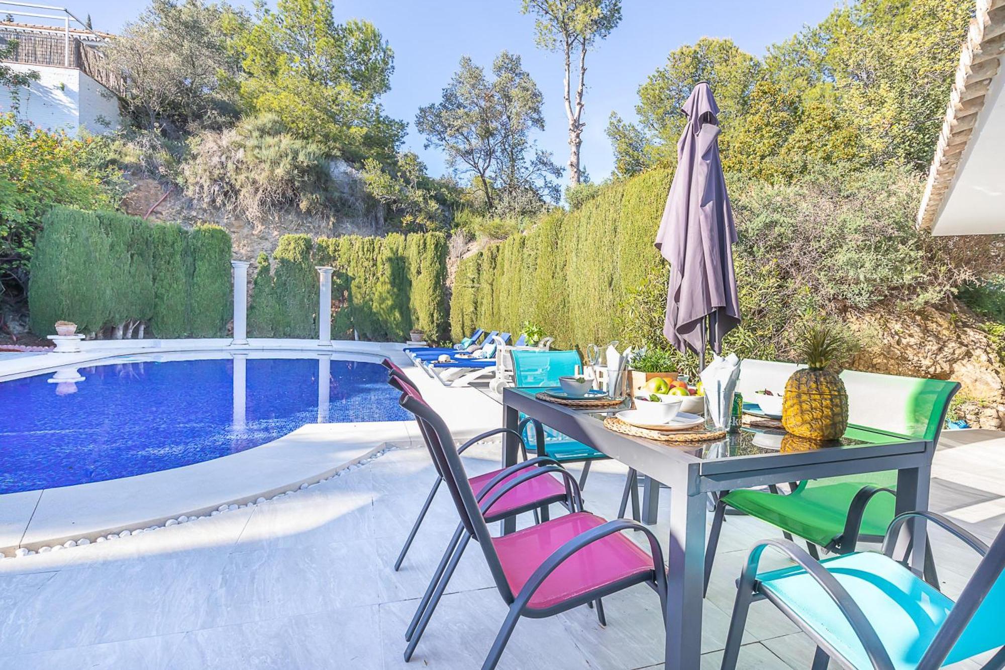 Pool Villa Rancho Domingo Family Friendly - Happy Rentals Бенальмадена Екстер'єр фото